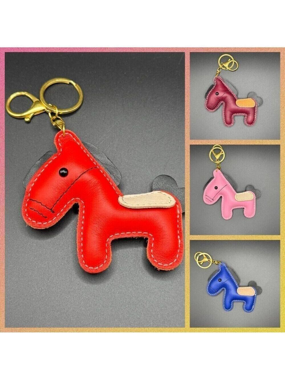 Puffy Large Horse Purse and Bag Accessory or Keychain (new 2025 style)